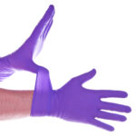 purple nitrile gloves moxcare
