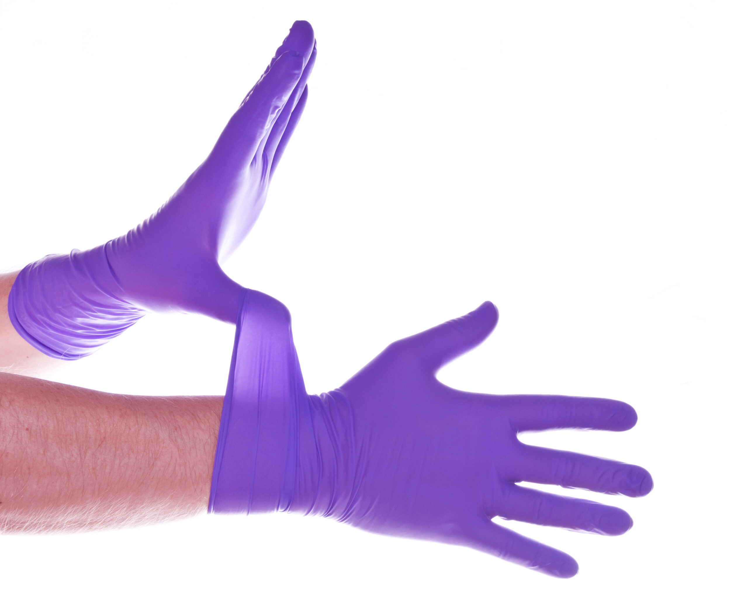 Nytro+7 Purple Nitrile Gloves