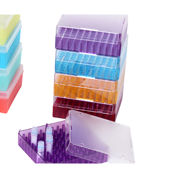 Cryobox with transparent lid ultra low temperature storage box