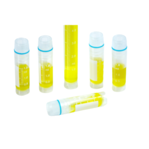 Leak proof cryovials DNase RNase free lab storage vials