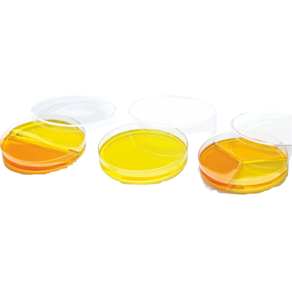 polystyrene compartment petri dish high clarity culture dish