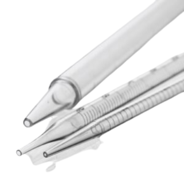 serological pipettes close up graduated laboratory pipettes