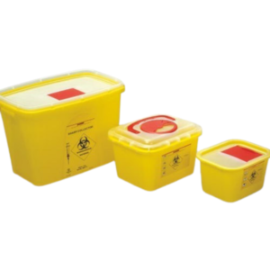 Autoclavable biohazard waste container with lid lock