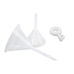 Funnel holder for secure laboratory setup