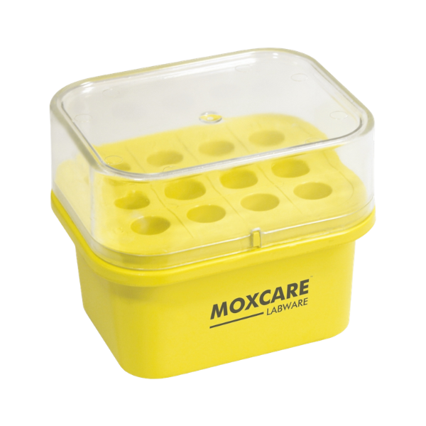 Gel-based benchtop mini cooler, maintains freezer temperature, protects enzymes, cells, and reagents