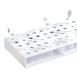 Polypropylene rack for 50ml centrifuge tubes, autoclavable and freezable